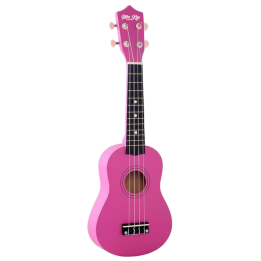 Acquista MAKAI Ukulele Soprano Rosa Scuro online | Merula Strumenti Musicali