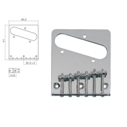 Acquista BOSTON T-64-C PONTE FISSO PER CHITARRA ELETTRICA TL, SELLETTE SCANALATE, PIATTO, STR online | Merula Strumenti Musicali