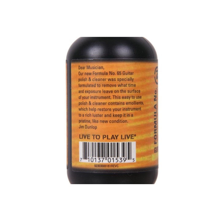 Acquista DUNLOP 654 GUITAR POLISH & CLEANER 04502600 online | Merula Strumenti Musicali
