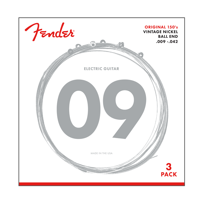 Acquista FENDER 0730150309 150L NICKEL BALL 9-42 3 PACK online | Merula Strumenti Musicali