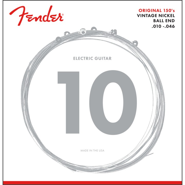 Acquista FENDER 150R PURE NCKL BALL END 10-46 | 0730150406 online | Merula Strumenti Musicali