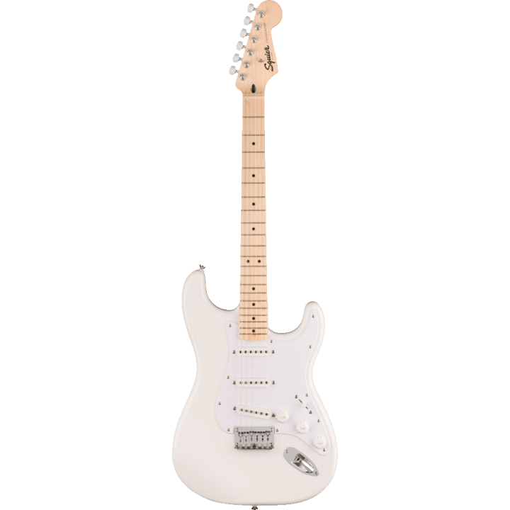 Acquista Squier Sonic Stratocaster Ht, Maple Fingerboard, White Pickguard, Arctic White online | Merula Strumenti Musicali