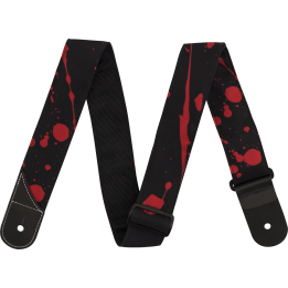 Acquista JACKSON 2992562001 Jackson Strap Blk/Red Splatter online | Merula Strumenti Musicali