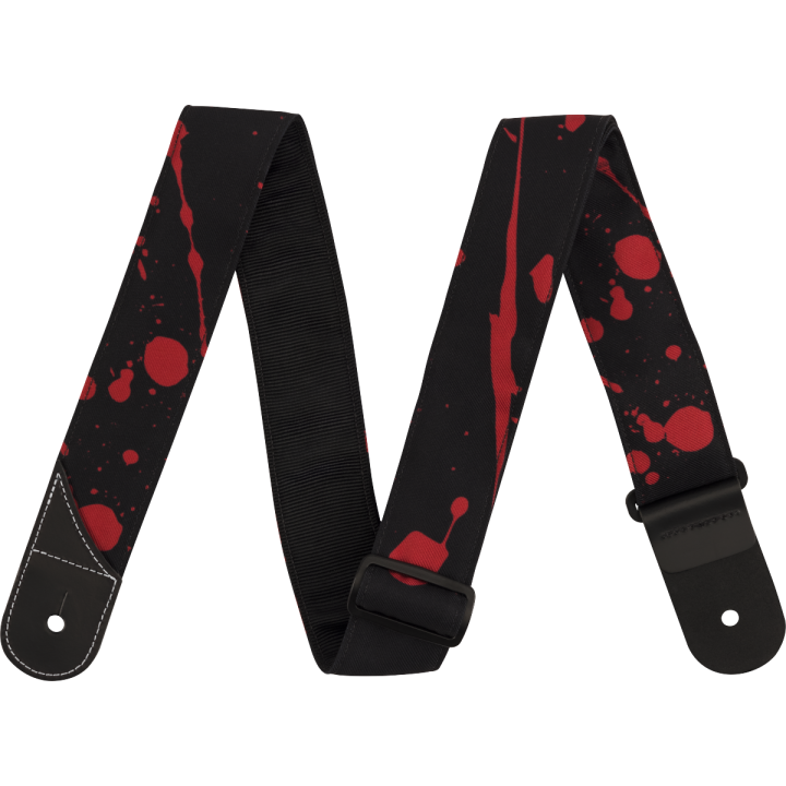 Acquista JACKSON 2992562001 Jackson Strap Blk/Red Splatter online | Merula Strumenti Musicali
