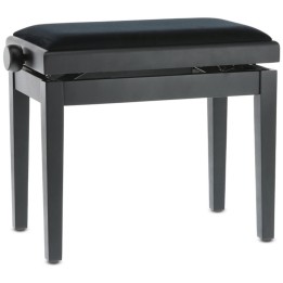 Acquista GEWA Panca Per Piano Deluxe Nero Satinato Seduta Nera 130000 online | Merula Strumenti Musicali