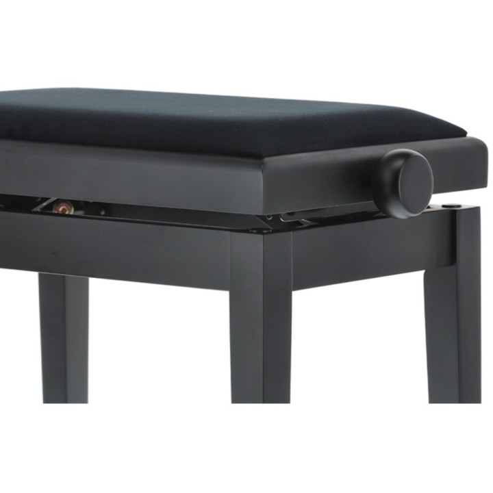 Acquista GEWA Panca Per Piano Deluxe Nero Satinato Seduta Nera 130000 online | Merula Strumenti Musicali