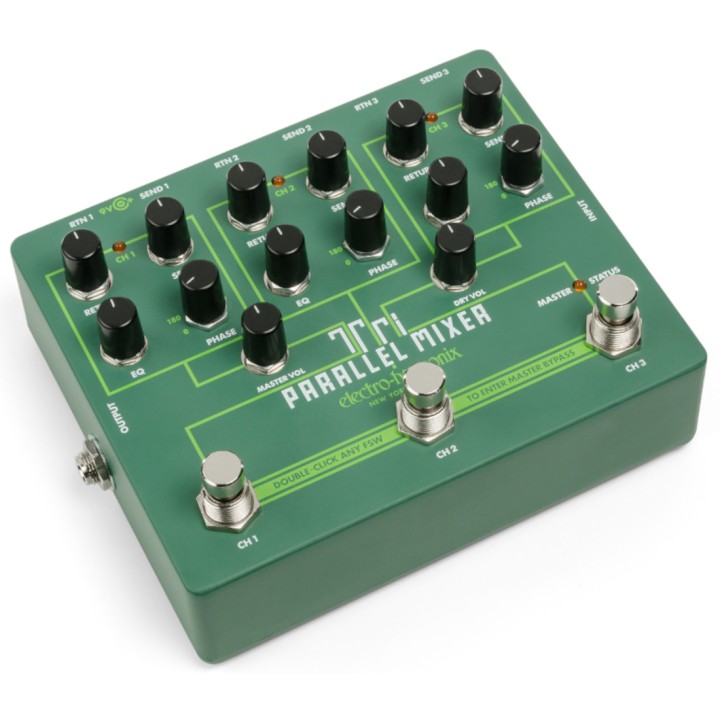 Acquista ELECTRO-HARMONIX TRI PARALLEL MIXER PARALLEL FX LOOP MIXER AND SWITCHER online | Merula Strumenti Musicali
