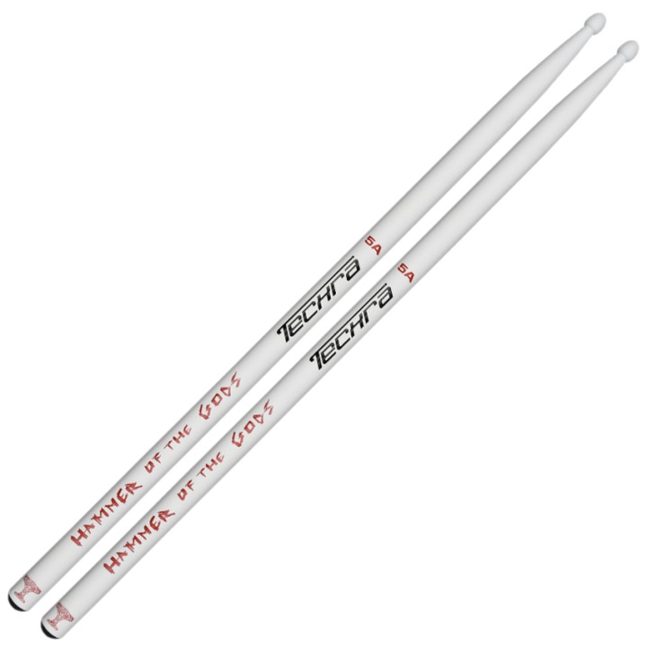 Acquista TECHRA Hammer Of The Gods 5a White online | Merula Strumenti Musicali