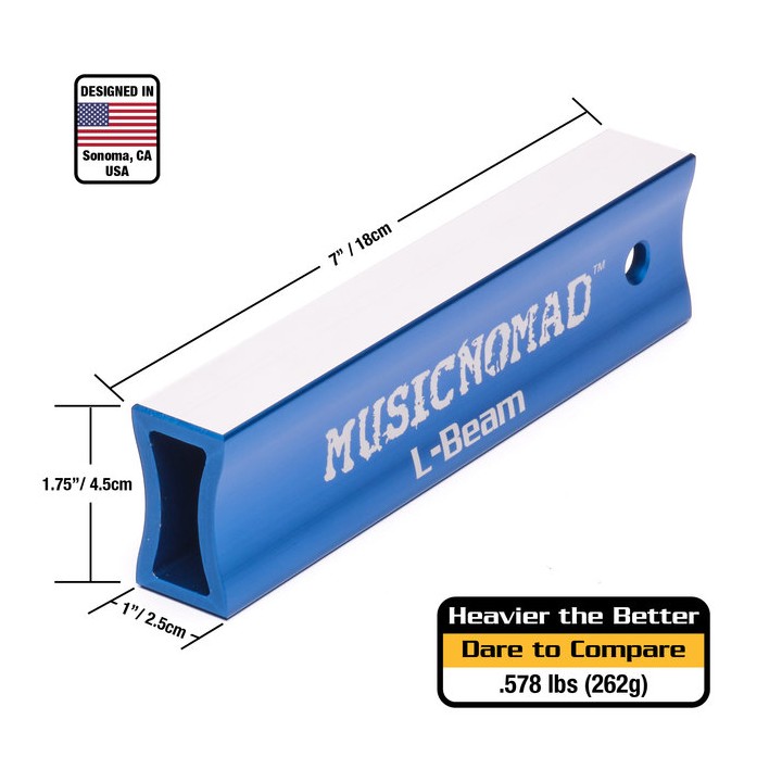Acquista MUSIC NOMAD MN-MN810 FRET LEVELER - LEVELING L-BEAM 18CM online | Merula Strumenti Musicali