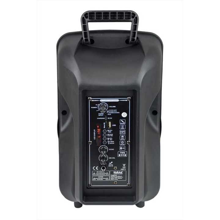 KARMA LX 8 Diffusore amplificato con radiomicrofono 300W PMPO
