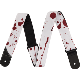 Acquista Jackson 2992562002 Jackson Splatter Strap, White And Red, 2" online | Merula Strumenti Musicali