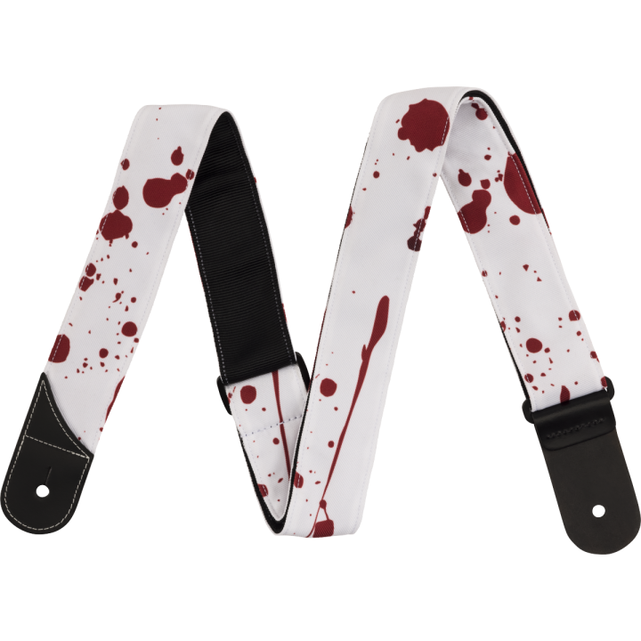 Acquista Jackson 2992562002 Jackson Splatter Strap, White And Red, 2" online | Merula Strumenti Musicali