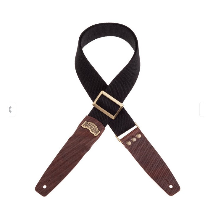 Acquista MAGRABO 241.115M STRIPE SC COTTON NERO 5 CM TERMINALI TWINKLE MARRONE SCURO, FIBBIA  online | Merula Strumenti Musicali
