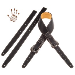 Acquista MAGRABO 301.011M TWIN BUCKLE TS CORE NERO 7 CM FIBBIE SKULL & ROSES ARGENTO online | Merula Strumenti Musicali