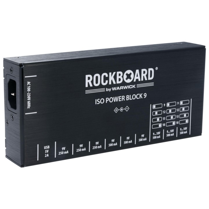 Acquista ROCKBOARD RBO POW ISO 9 IEC online | Merula Strumenti Musicali