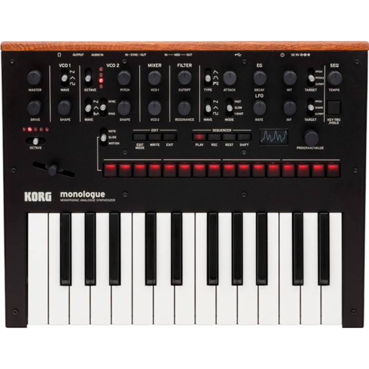 korg monologue bk sintetizzatore analogico