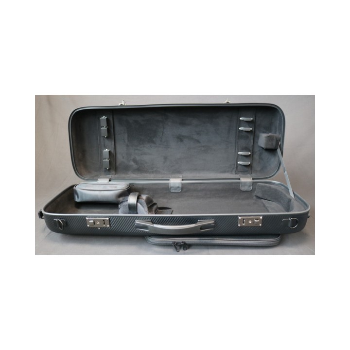 Acquista PC COMPOSITE HIRA-110 CUSTODIA VIOLA RETTANGOLARE 38-42CM NERO online | Merula Strumenti Musicali