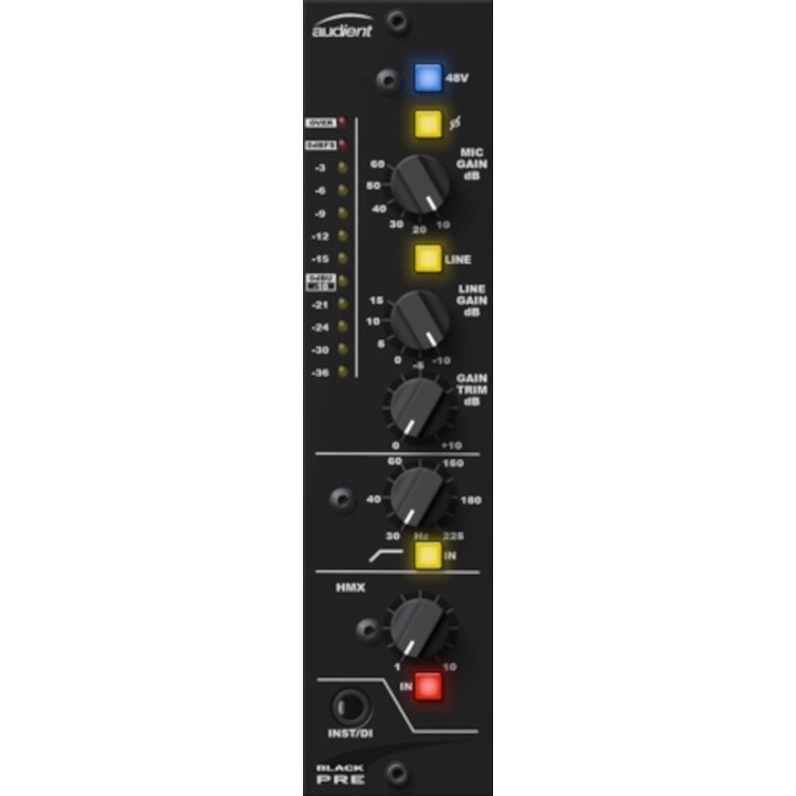 audient black pre preamp microfononico
