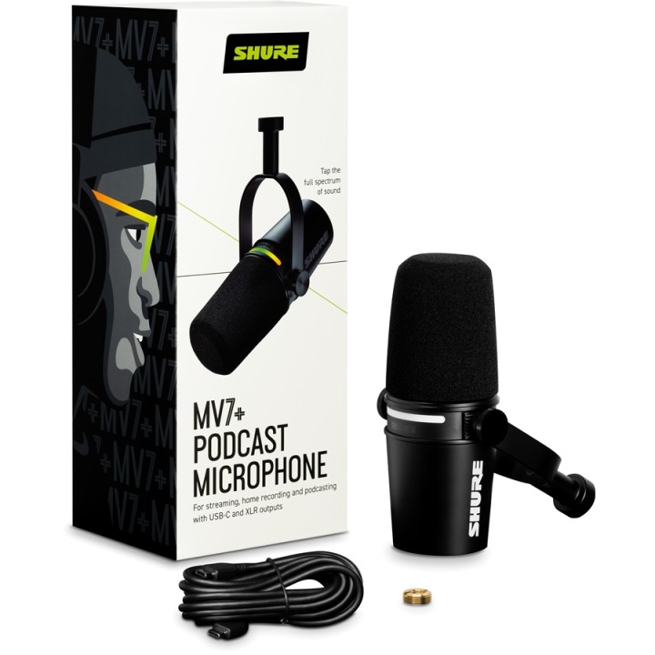 Acquista Shure Mv7+ Black online | Merula Strumenti Musicali