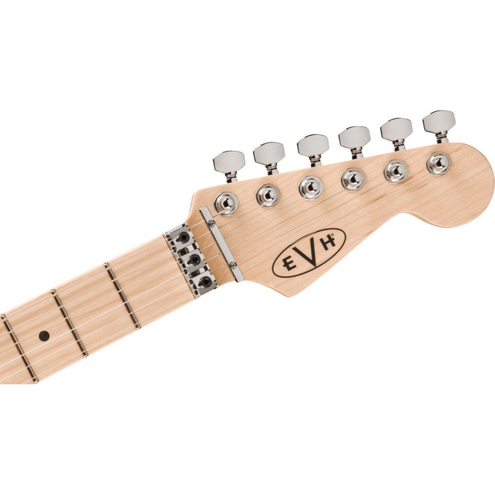 Acquista Evh Striped Series Circles, Maple Fingerboard, White And Black online | Merula Strumenti Musicali