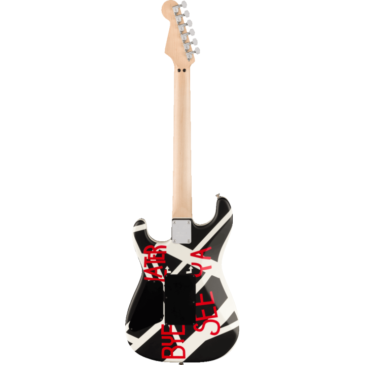 Acquista Evh Striped Series Circles, Maple Fingerboard, White And Black online | Merula Strumenti Musicali