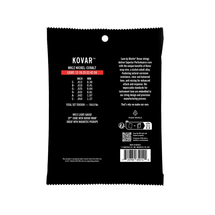 Acquista MARTIN Kovar Mk12 Light 12-54 online | Merula Strumenti Musicali