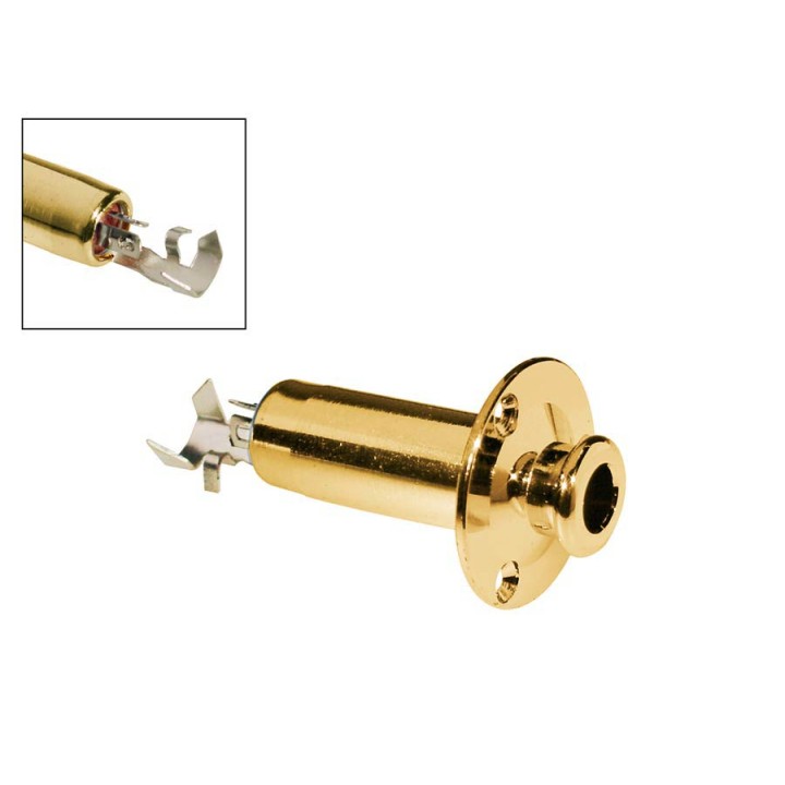 Acquista BOSTON Epj-67-G Attacco Per Tracolla Con Connettore Di Uscita Jack 6,3mm, Dorato online | Merula Strumenti Musicali