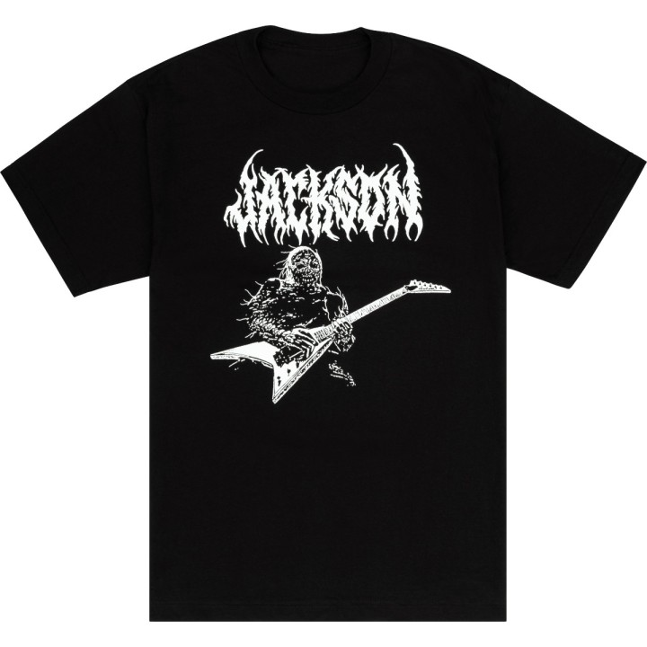 Acquista JACKSON Skeletone T-Shirt, Black, S 2990325406 online | Merula Strumenti Musicali