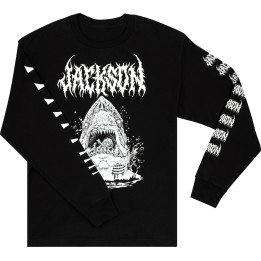 Acquista JACKSON 2990326606 Jackson Sharkrot T-Shirt, Black, L online | Merula Strumenti Musicali