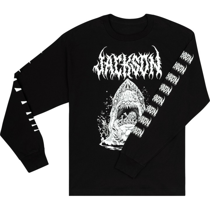 Acquista JACKSON 2990326606 Jackson Sharkrot T-Shirt, Black, L online | Merula Strumenti Musicali