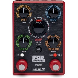 Acquista LINE6 POD EXPRESS GT GUITAR RED online | Merula Strumenti Musicali