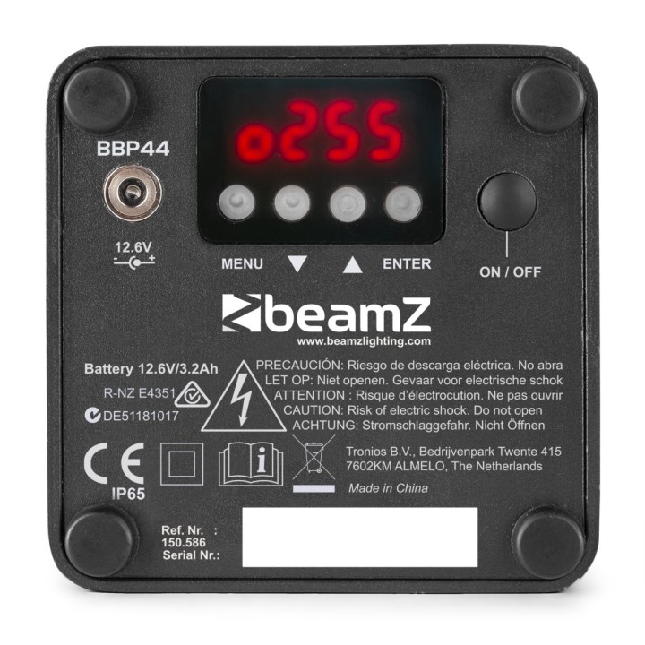 Acquista BEAMZ BBP44 UPLIGHT IP65 MINI 4X4W 4IN1 online | Merula Strumenti Musicali