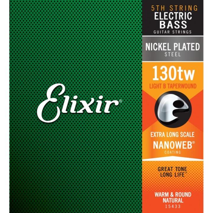 Acquista ELIXIR 15433 ELECTRIC BASS NICKEL PLATED STEEL NANOWEB online | Merula Strumenti Musicali