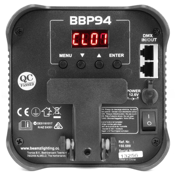 Acquista BEAMZ BBP94 UPLIGHT 4X10W 6IN1 DMX IRC online | Merula Strumenti Musicali