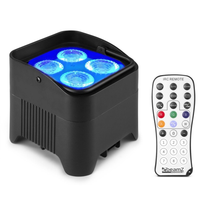 Acquista BEAMZ BBP94W UPLIGHT 4X12W 6IN1 EL IRC online | Merula Strumenti Musicali