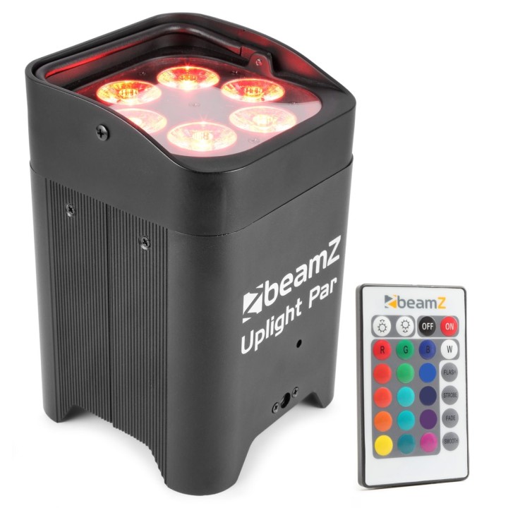 Acquista BEAMZ BBP96 UPLIGHT 6X12W 6IN1 EL IRC online | Merula Strumenti Musicali