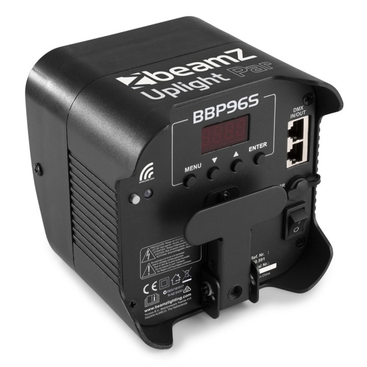 Beamz - BBP96SB Uplight 6x12w 6in1 El Irc