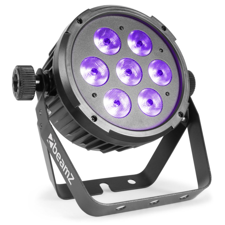 Beamz - BT280 Flat Par 7X10W 6in1 DMX IRC