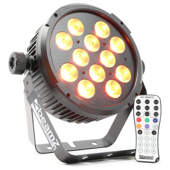 Acquista BEAMZ BT300 FLAT PAR 12X10W 6-1 DMX IRC online | Merula Strumenti Musicali