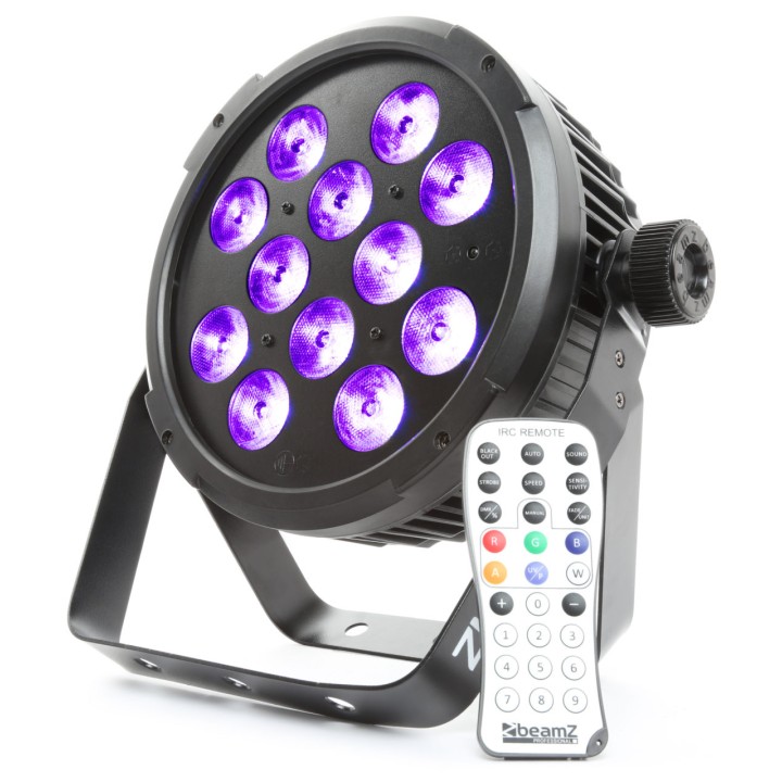 Acquista BEAMZ BT300 FLAT PAR 12X10W 6-1 DMX IRC online | Merula Strumenti Musicali