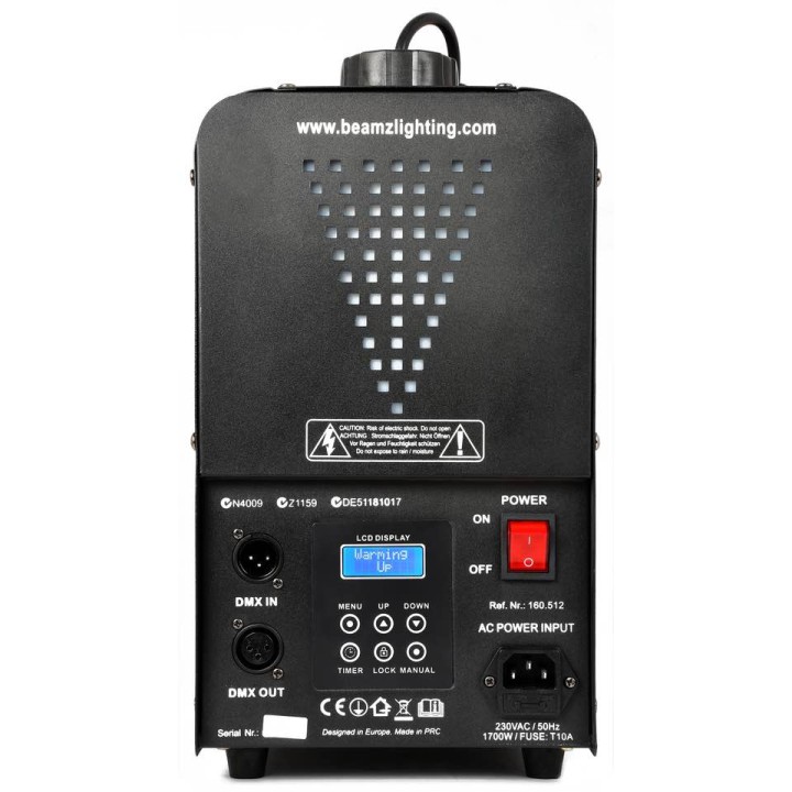 Acquista BEAMZ H2000 FAZER DMX LCD online | Merula Strumenti Musicali