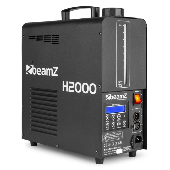 Acquista BEAMZ H2000 FAZER DMX LCD online | Merula Strumenti Musicali