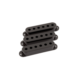 Acquista FENDER 0991364000 PICKUP COVERS, BLACK STRAT (3) online | Merula Strumenti Musicali
