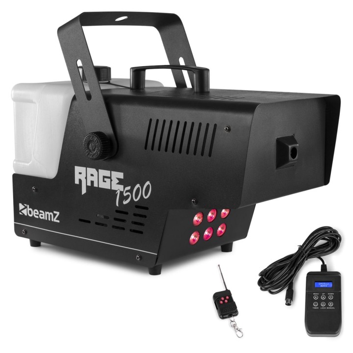 Acquista BEAMZ RAGE1500LED SMOKEMACHINE 6X3W 3IN1 online | Merula Strumenti Musicali