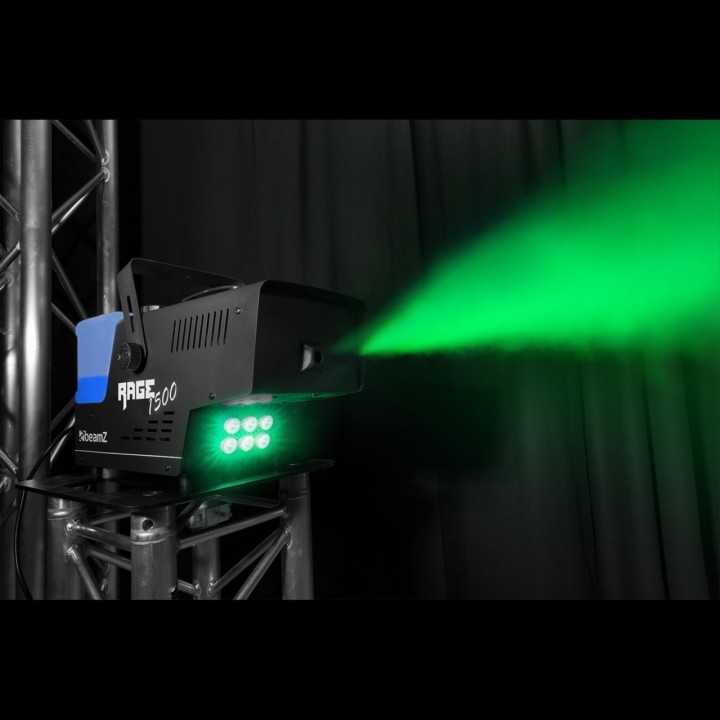 Acquista BEAMZ RAGE1500LED SMOKEMACHINE 6X3W 3IN1 online | Merula Strumenti Musicali