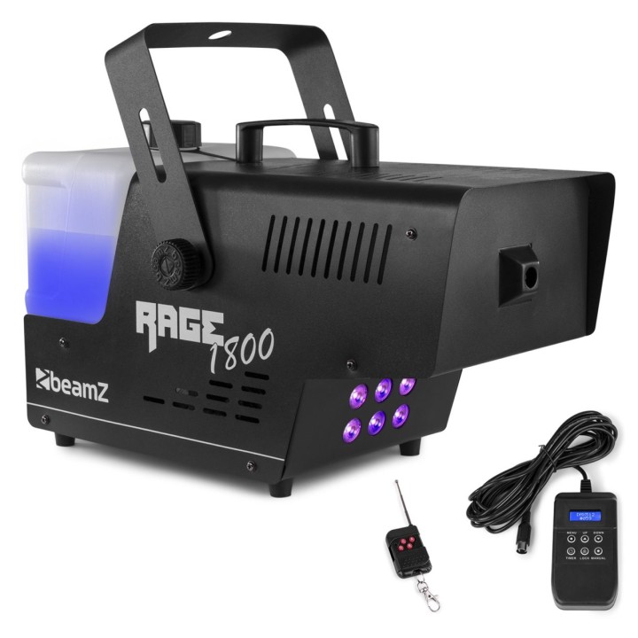 BEAMZ - RAGE1800LED Macchina del fumo a led wireless