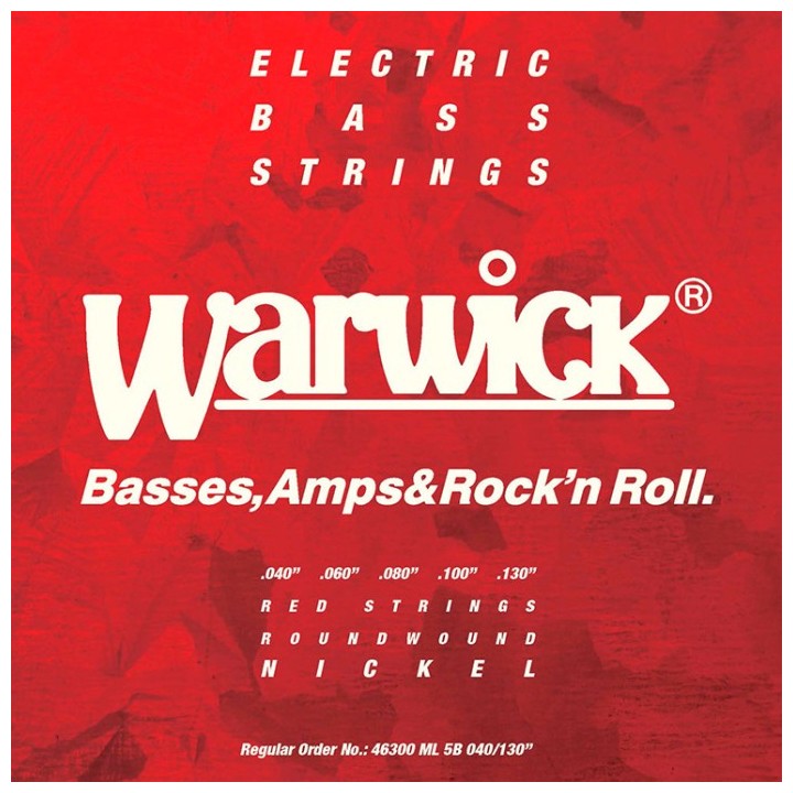 Acquista WARWICK 46300 ML 5B 040/130 RED LABEL BASSO ELETTRICO 5 ST 040-130 NICKEL online | Merula Strumenti Musicali