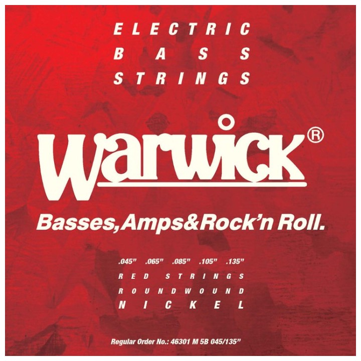Acquista WARWICK 46301 M 5B 045/135 RED LABEL BASSO ELETTRICO 5 ST 045-135 NICKEL online | Merula Strumenti Musicali