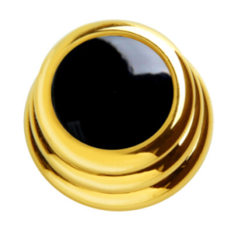 Acquista Q-PARTS Acrylic Black On Ringo Knob online | Merula Strumenti Musicali