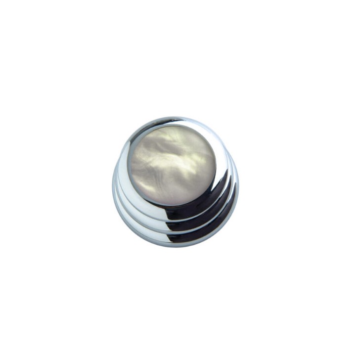 Acquista Q-PARTS Acrylic White Pearl On Ringo Knob-Chrome online | Merula Strumenti Musicali